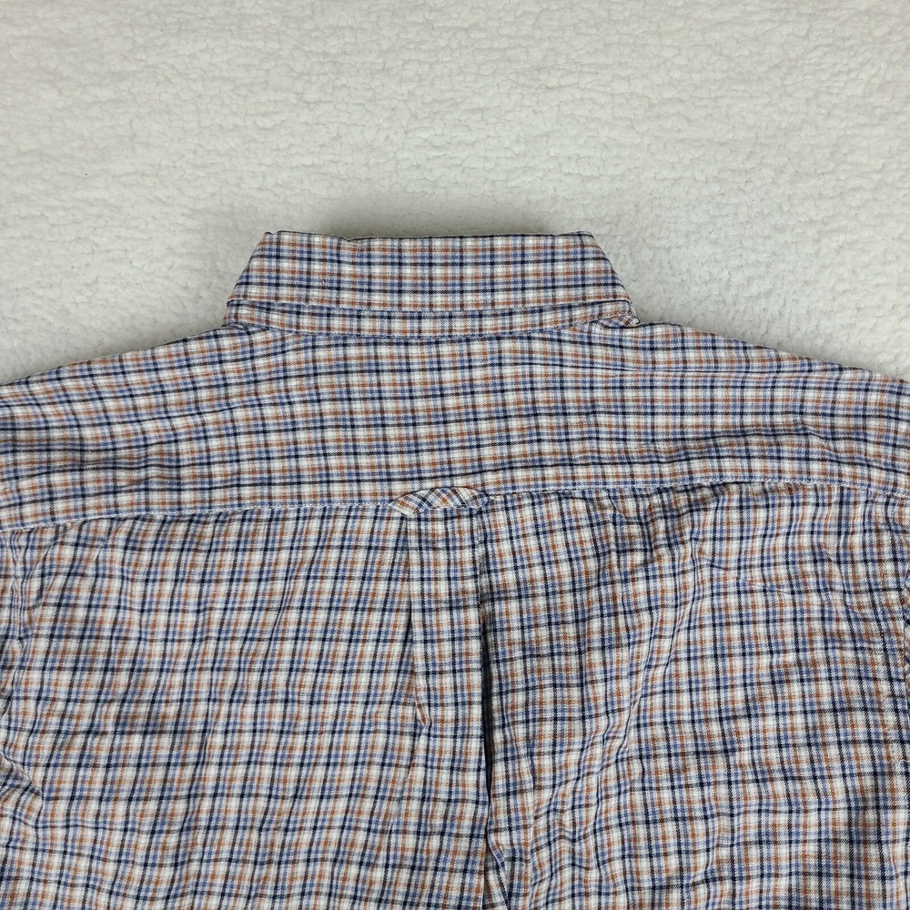 Jos‎ A Bank Shirt Mens 2XL XXL Plaid Tailored Fit 1905 Flannel Dress Button Down - Picture 8 of 11